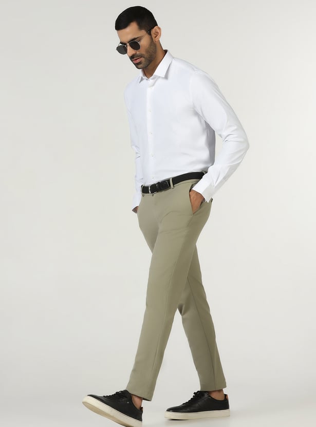 BLACKBERRYS Solid India Fit Formal Shirt (Slim Comfort)