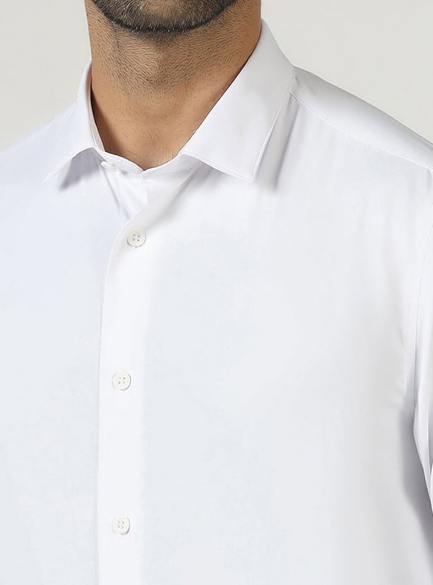 BLACKBERRYS Solid India Fit Formal Shirt (Slim Comfort)