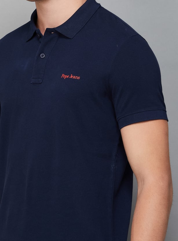 PEPE JEANS Printed Polo T-shirt