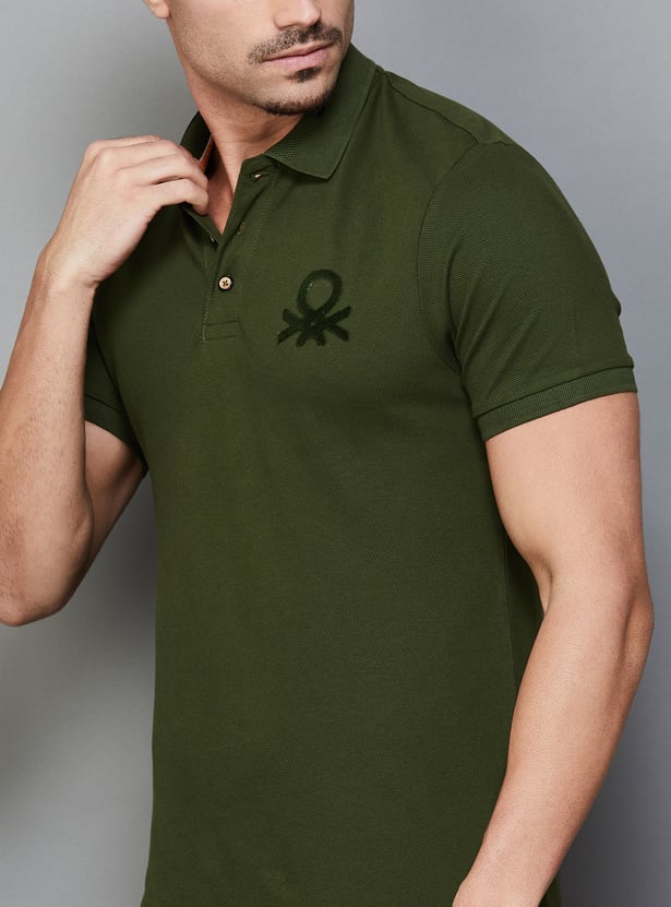 UNITED COLORS OF BENETTON Solid Polo T-shirt